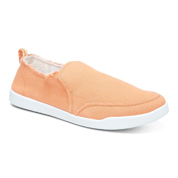 Vionic Trainers Ireland - Malibu Slip On Orange - Womens Shoes In Store | HDZMW-8160
